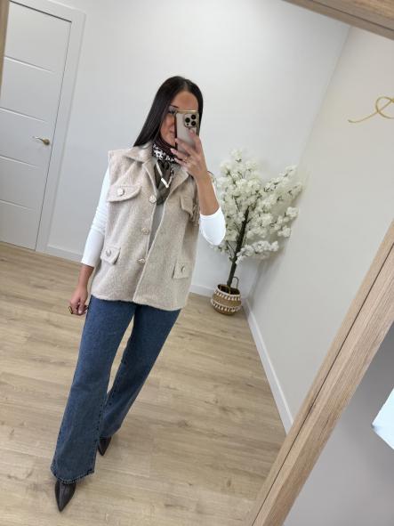 Chaleco Beige Carmeli [2]