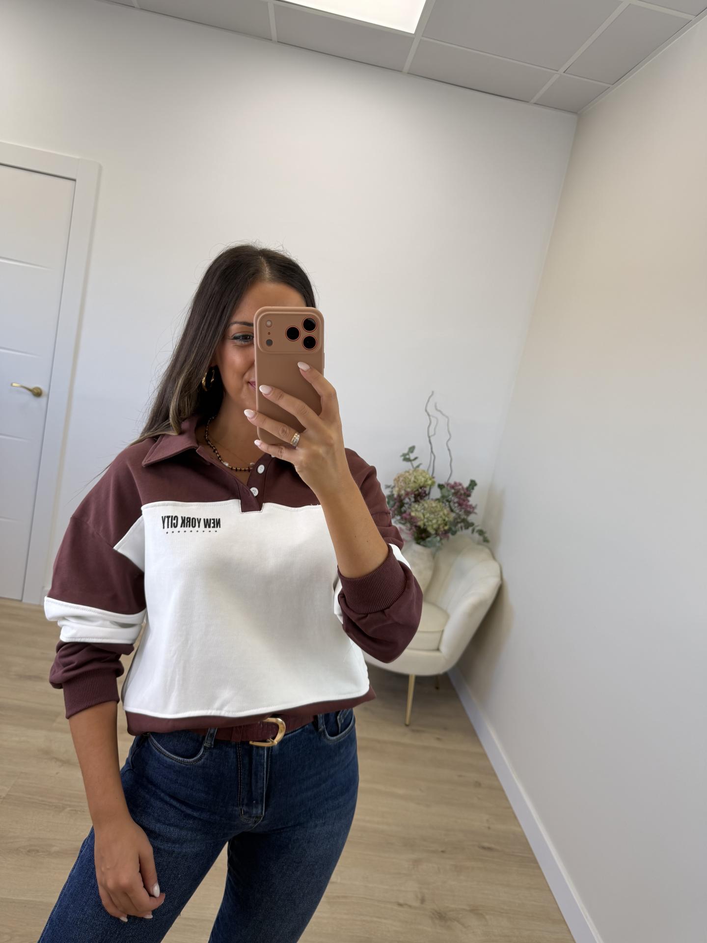 Sudadera Granate New York