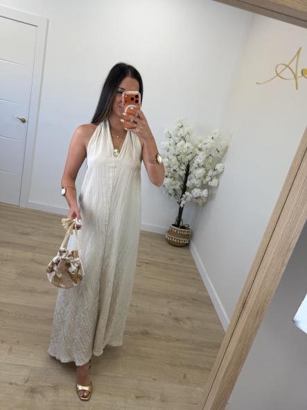 Vestido Zahara Beige