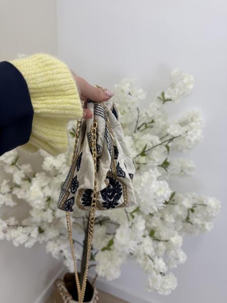 Bolso Tela Beige [0]