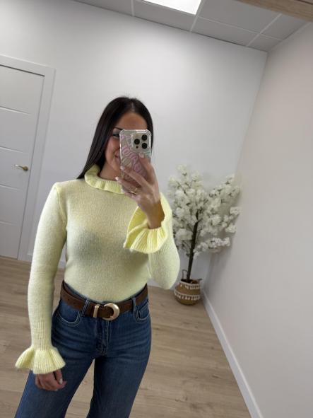 Jersey Amarillo Pastel Volantito