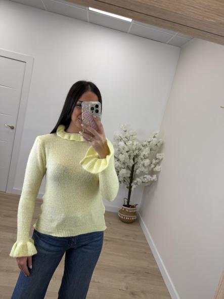 Jersey Amarillo Pastel Volantito [1]