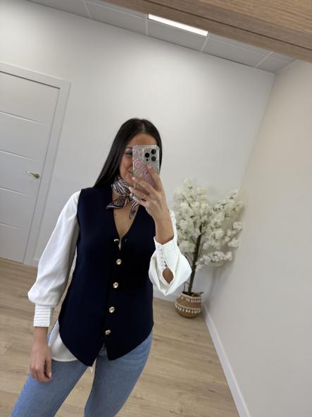 Chaleco Punto Marino [1]