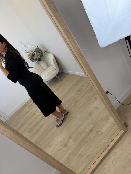 Vestido Negro Algodón [3]