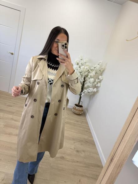 Gabardina Perfecta Camel [1]