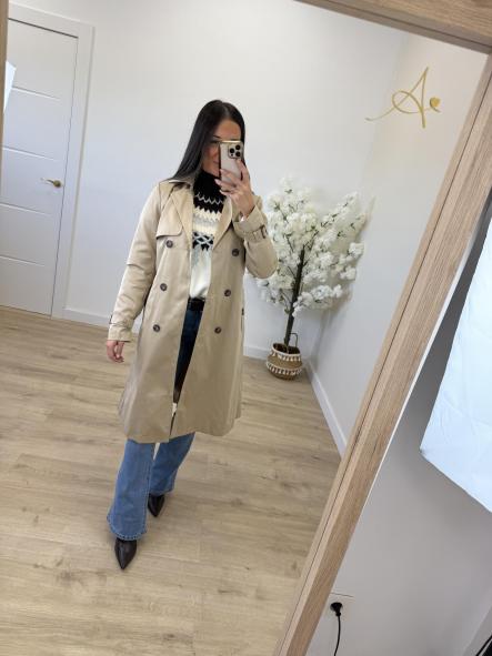 Gabardina Perfecta Camel [4]