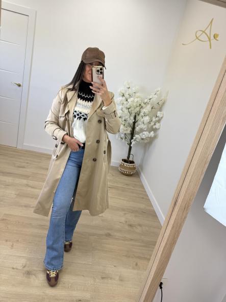 Gabardina Perfecta Camel [5]