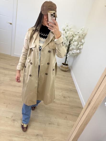 Gabardina Perfecta Camel [7]