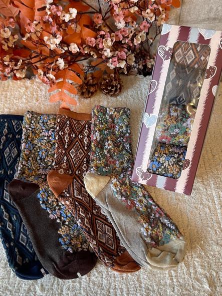 Calcetines Florales  [0]
