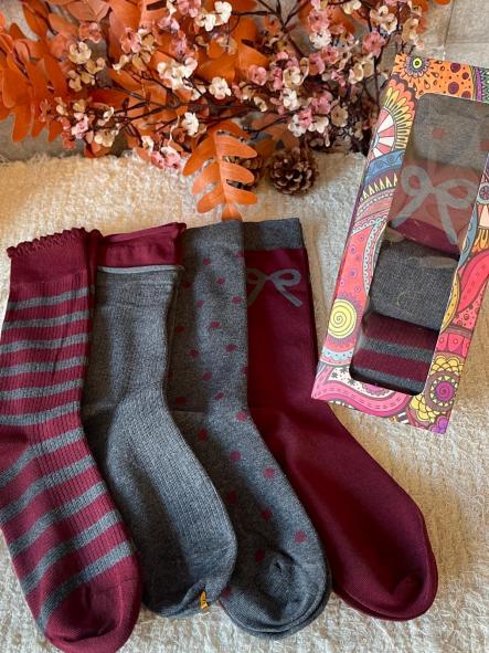 Calcetines Grises y Granates [0]