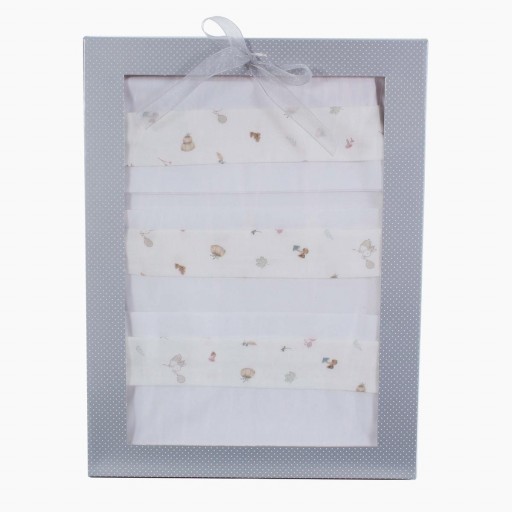 CONJUNTO SABANAS BENJAMIN ROSA CUNA 60X120