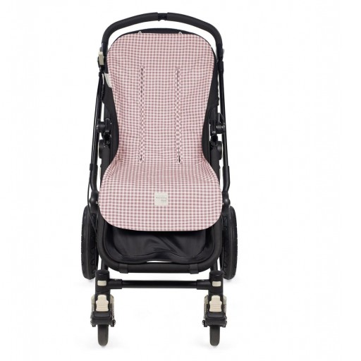 COLCHONETA SILLA UNIVERSAL I LOVE VICHY ROSA WALKING MUM