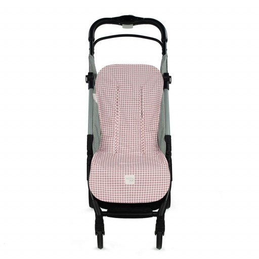 COLCHONETA SILLA UNIVERSAL I LOVE VICHY ROSA WALKING MUM [2]