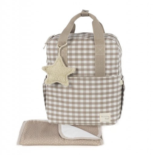 MOCHILA CARRO CAETANA BEIG WALKING MUM [1]