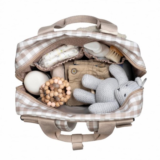 MOCHILA CARRO CAETANA BEIG WALKING MUM [2]