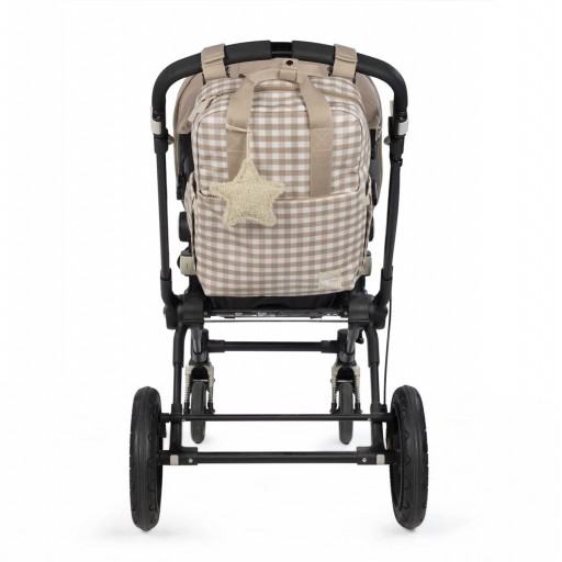 MOCHILA CARRO CAETANA BEIG WALKING MUM [3]