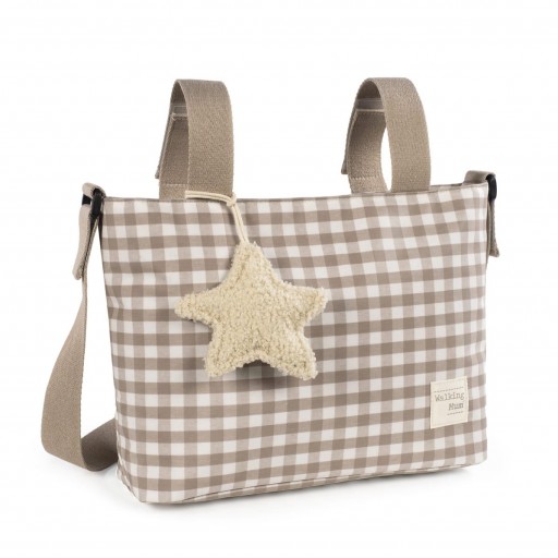 BOLSO CARRITO CAETANA SAND BEIG WALKING MUM