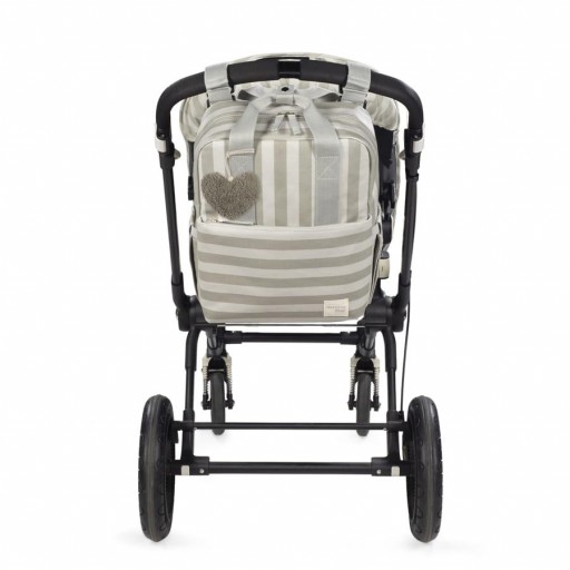 MOCHILA BEBE SINTRA RAYAS VERDE WALKINGMUM [3]