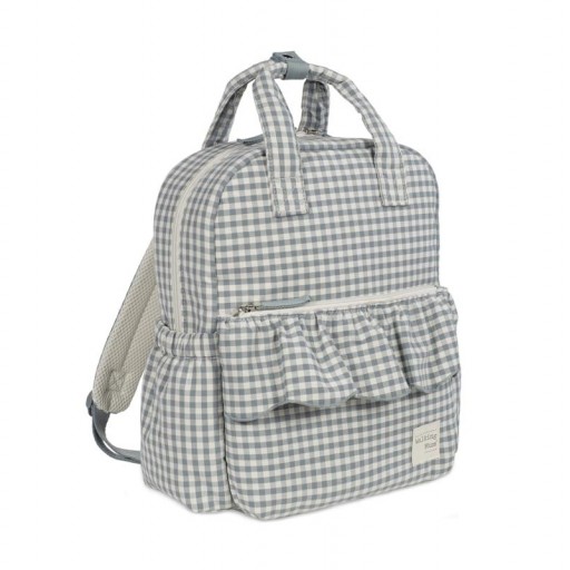 BOLSO MOCHILA PRALINÈ VICHY MATCHA WALKINGMUM [1]