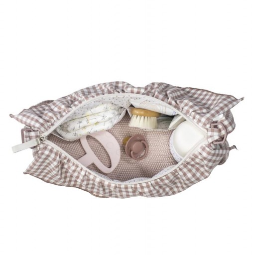 BOLSO CARRO GONDOLA PRALINE VICHY MOKA WALKINGMUM [2]