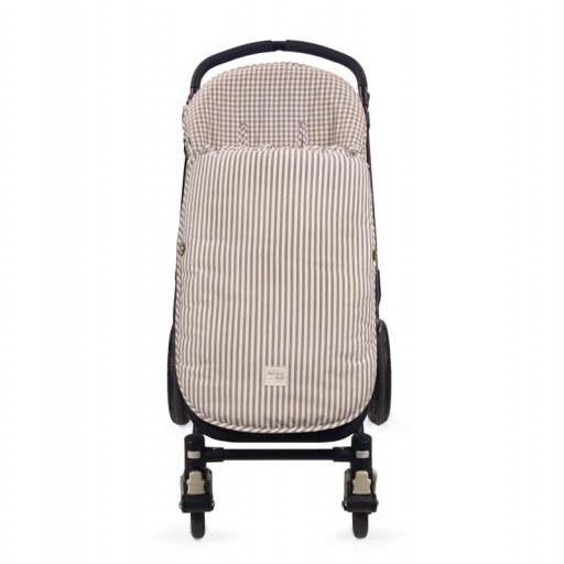 SACO SILLA  PRALINÈ VICHY RAYAS MOKA WALKINGMUM [0]