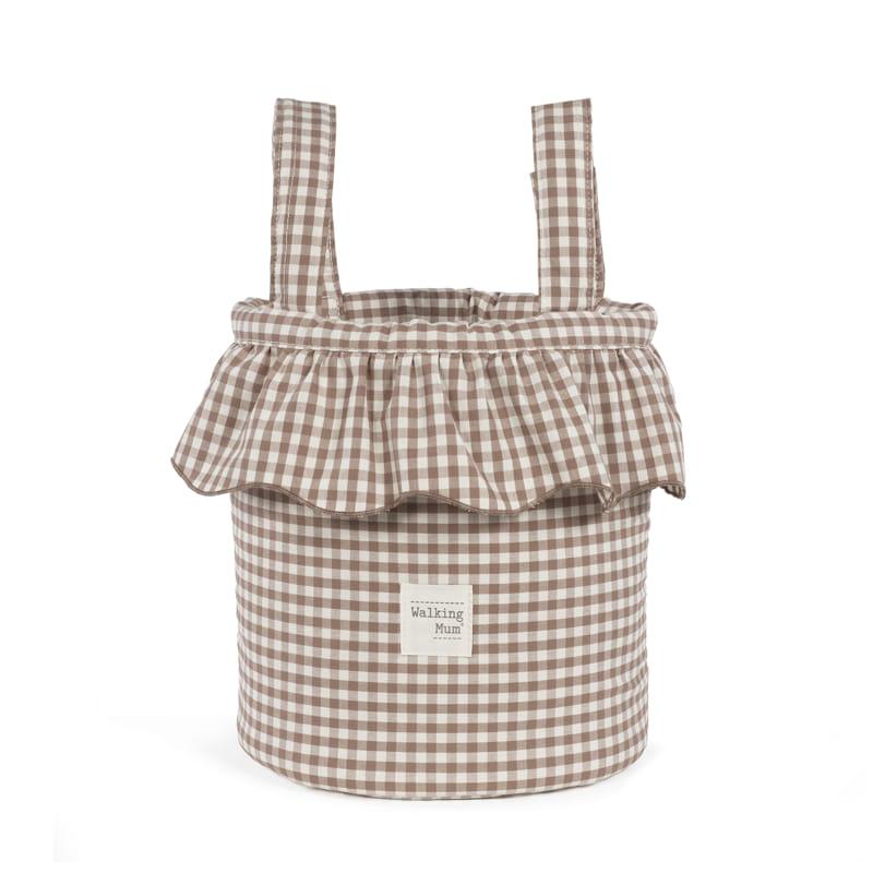 BOLSO CARRO BUCKET PRALINE VICHY MOKA WALKINGMUM