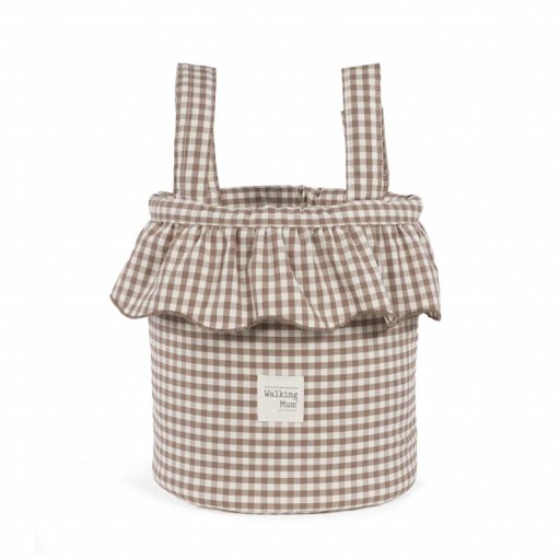 BOLSO CARRO BUCKET PRALINE VICHY MOKA WALKINGMUM [0]