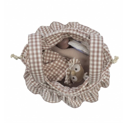 BOLSO CARRO BUCKET PRALINE VICHY MOKA WALKINGMUM [2]