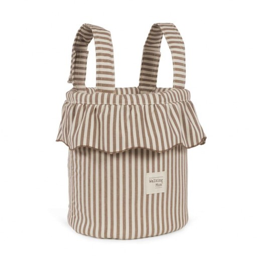 BOLSA CARRO BUCKET PRALINE RAYAS MOKA WALKINGMUM [0]