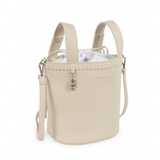 BOLSO BUCKET ICON CREAM PASITO A PASITO [0]