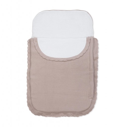 SACO CUCO TRICOT ROSA PASITO A PASITO