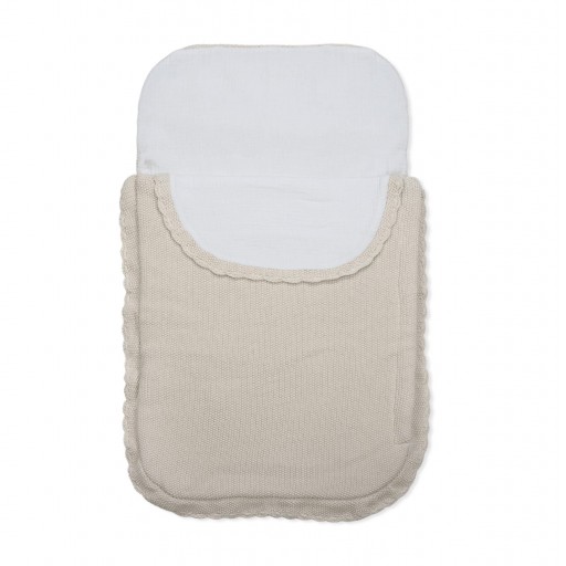 SACO CUCO TRICOT BEIG PASITO A PASITO
