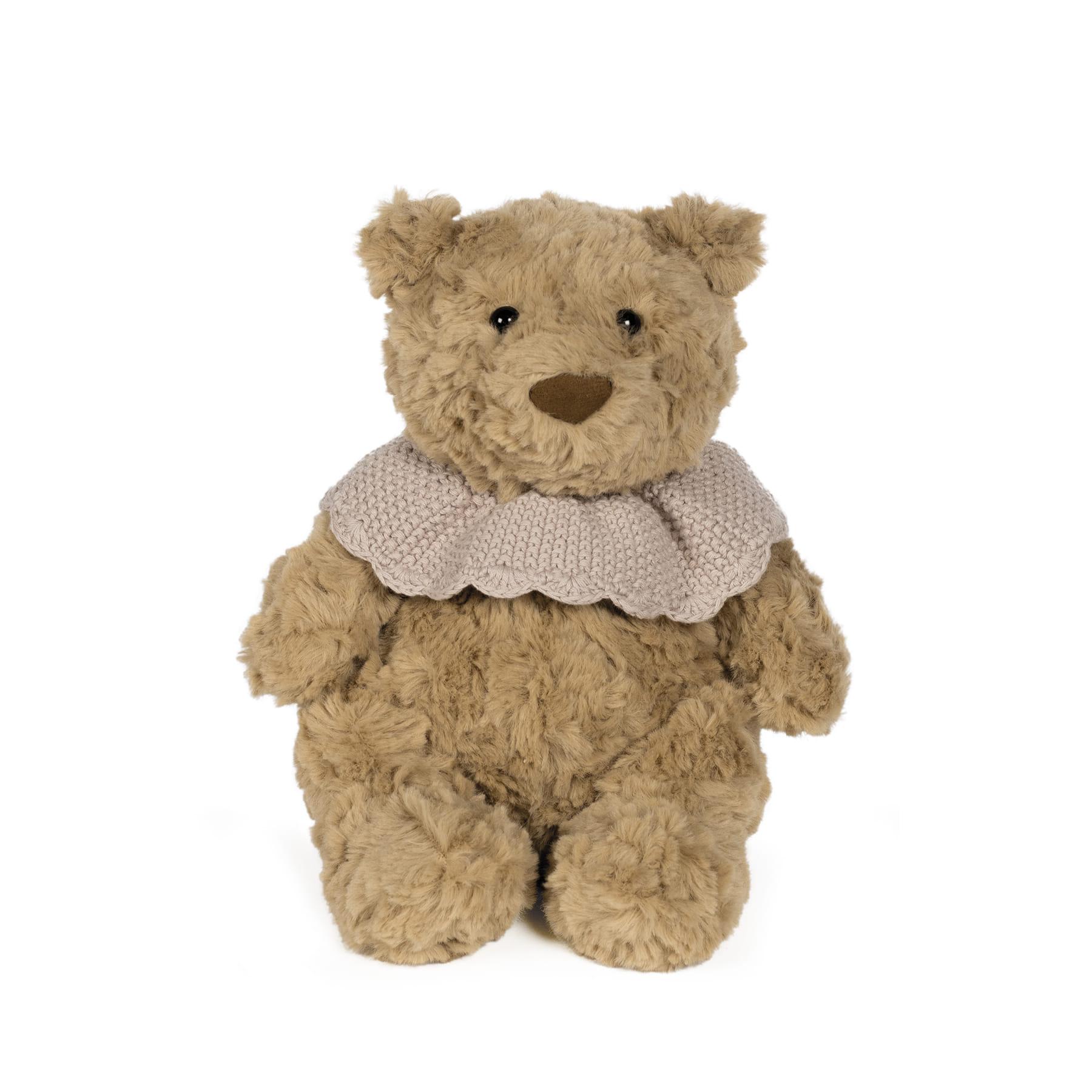 OSO PELUCHE TRICOT ROSA PASITO A PASITO