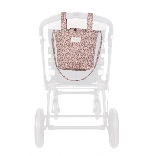 BOLSO CARRO BUCKET CHERRY FLORES PASITO A PASITO  [3]