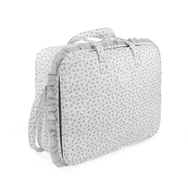 MALETA LITTLE BLOOM GRIS PASITO A PASITO
