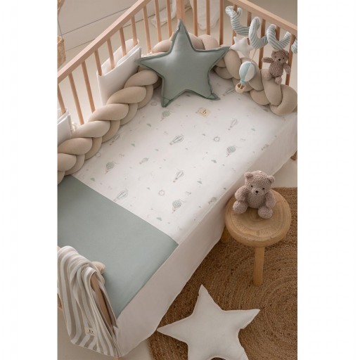 EDREDON CON PROTECTOR CUNA 60X120 BLUE SKY BIMBIDREAMS [0]