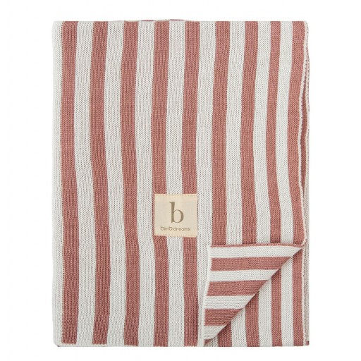 TOQUILLA TRICOT BAMBU STRIPES ROSA BIMBIDREAMS [0]