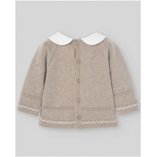 CONJUNTO JUBON Y POLAINA ALG/CASH NIÑO MERLIN TALLA 1 MES AVENA PAZ RODRIGUEZ [1]