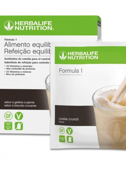 Batido F1 Sobres Galleta Crujiente Paquete 7 unidades