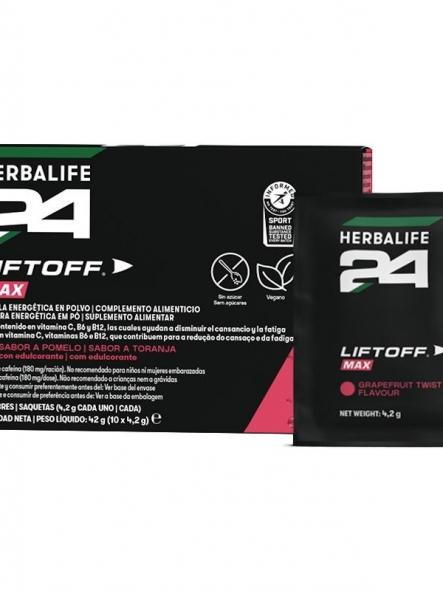 LiftOff Max de H24 - Sabor a Pomelo - 10 sobres por envase
