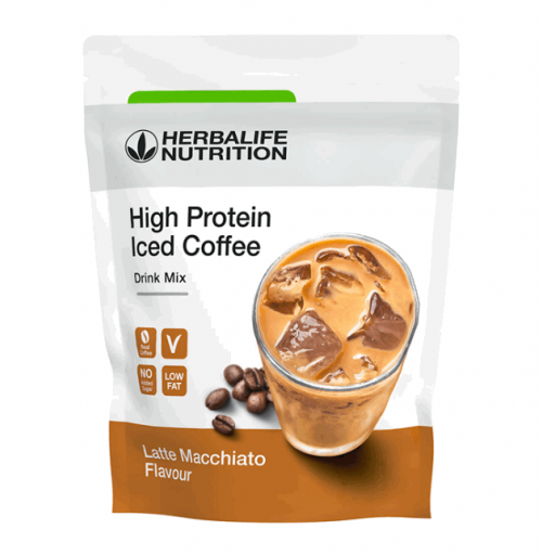 High Protein Iced Coffee - Latte Macchiato