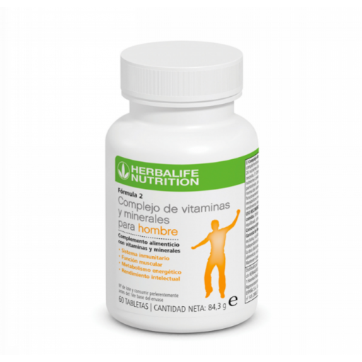 F2 Complejo de vitaminas y minerales para hombre