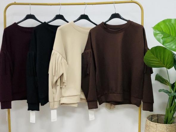 Sudadera flecos 