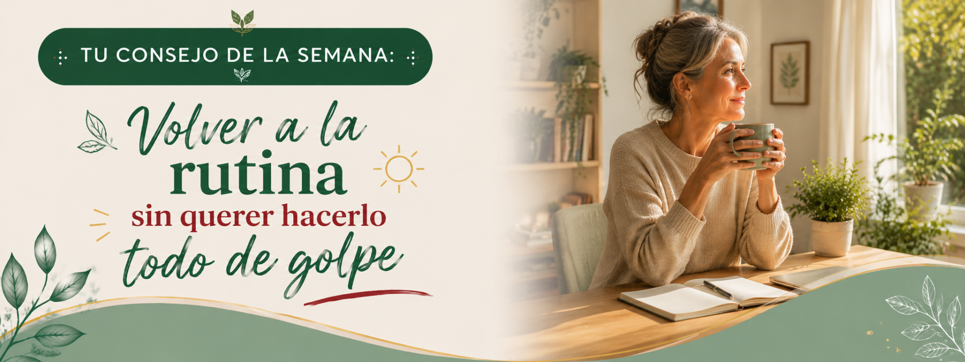 Volver a la rutina sin querer hacerlo todo de golpe