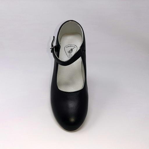 zapato tacón negro liso [1]