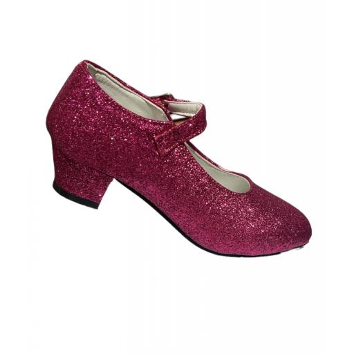 Zapatos con purpurina color fucsia [3]