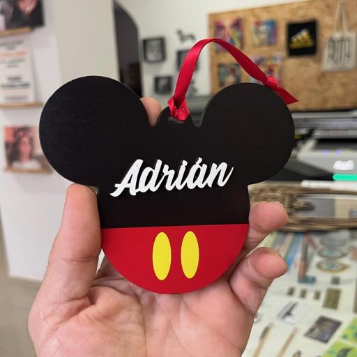 Bola de Navidad Mickey con nombre [2]