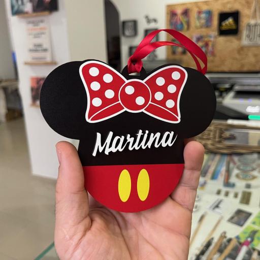 Bola de Navidad Minnie con nombre [1]