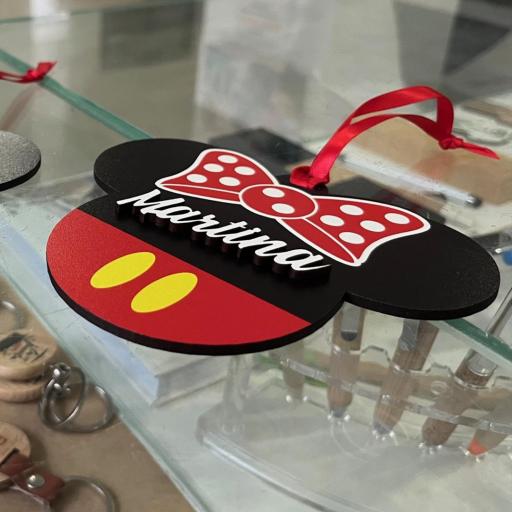 Bola de Navidad Minnie con nombre [2]
