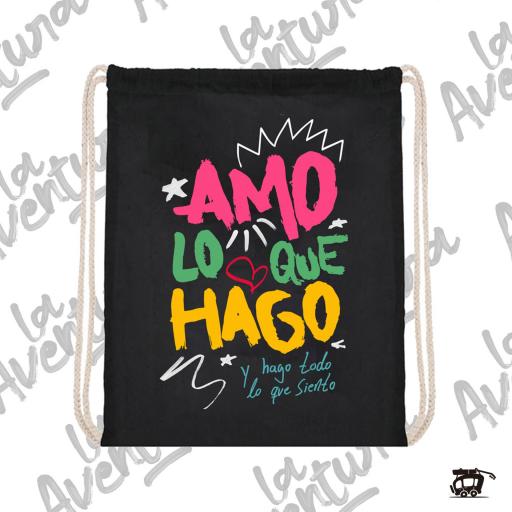 Mochila  Antoñito Molina Amo lo que hago